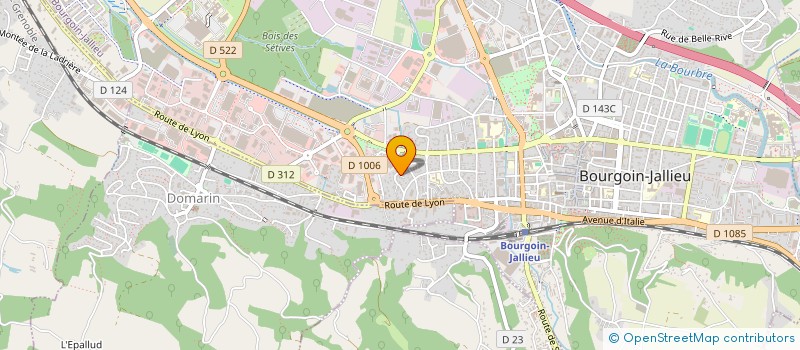 localisation de l'entreprise MONSIEUR JULIEN BARBET  BOURGOIN-JALLIEU