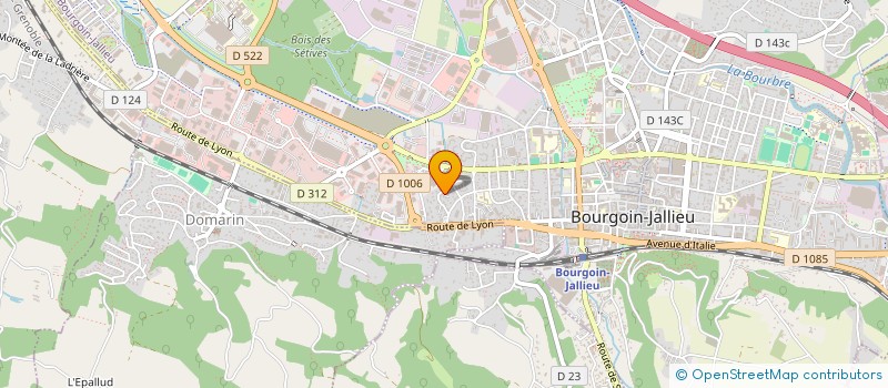 localisation de l'entreprise MONSIEUR JULIEN BARBET  BOURGOIN-JALLIEU