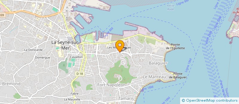 localisation de l'entreprise MONSIEUR JULIEN BARBIN à LA SEYNE-SUR-MER