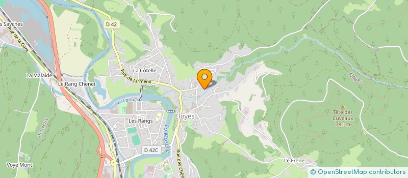 localisation de l'entreprise MONSIEUR JULIEN BARBREAU  ELOYES