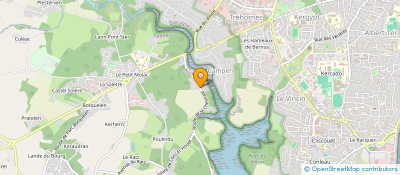 localisation de l'entreprise MONSIEUR JULIEN BARDEILLE  ARRADON