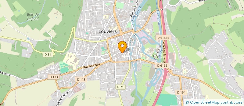 localisation de l'entreprise MONSIEUR JULIEN BARDEL à LOUVIERS