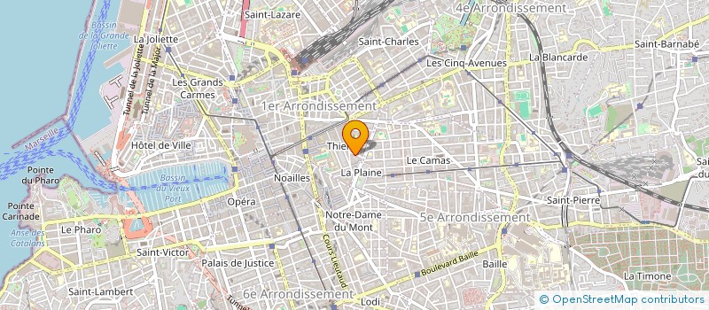 localisation de l'entreprise MONSIEUR JULIEN BARET à MARSEILLE