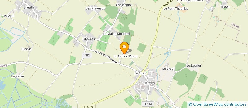 localisation de l'entreprise MONSIEUR JULIEN BARGET  ARCES