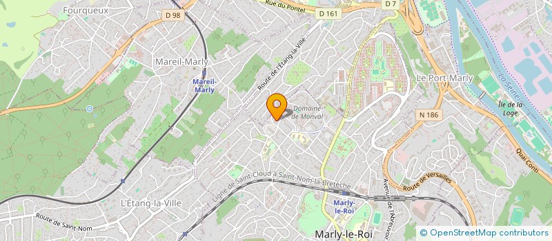 localisation de l'entreprise MONSIEUR JULIEN BARLET  MARLY-LE-ROI