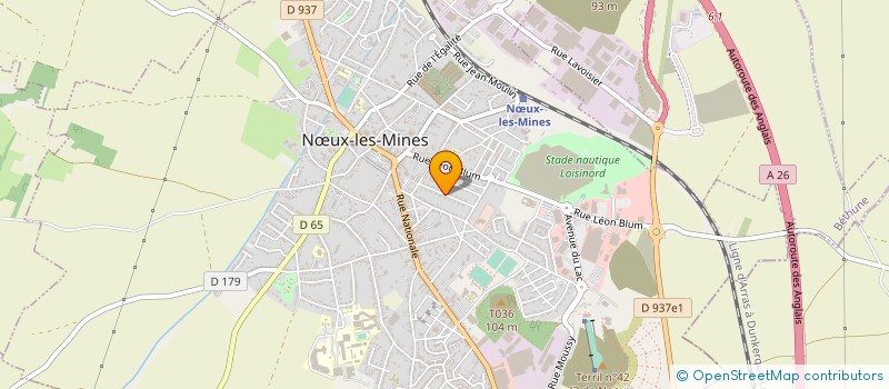 localisation de l'entreprise MONSIEUR JULIEN BARON  NUX-LES-MINES