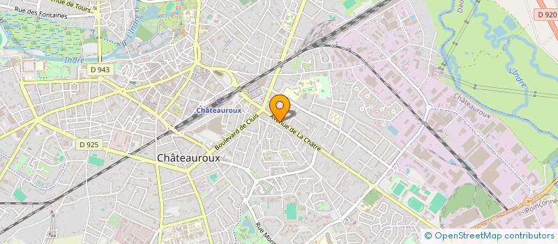localisation de l'entreprise MONSIEUR JULIEN BARON à CHATEAUROUX