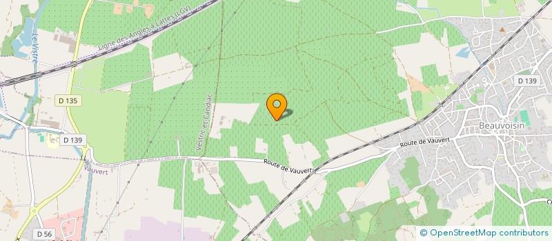 localisation de l'entreprise MONSIEUR JULIEN BARON  BEAUVOISIN