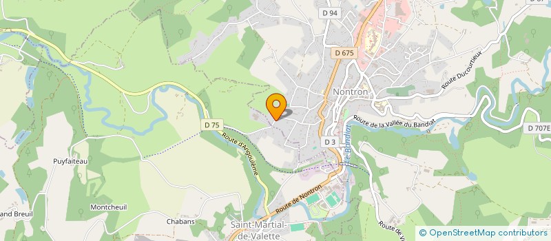 localisation de l'entreprise MONSIEUR JULIEN BARRE  BUSSEROLLES