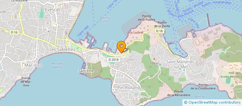 localisation de l'entreprise MONSIEUR JULIEN BARRE  SAINT-MANDRIER-SUR-MER