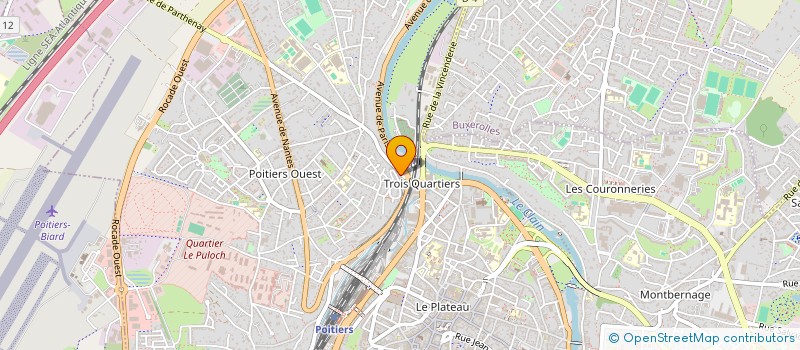 localisation de l'entreprise MONSIEUR JULIEN BARRE  POITIERS