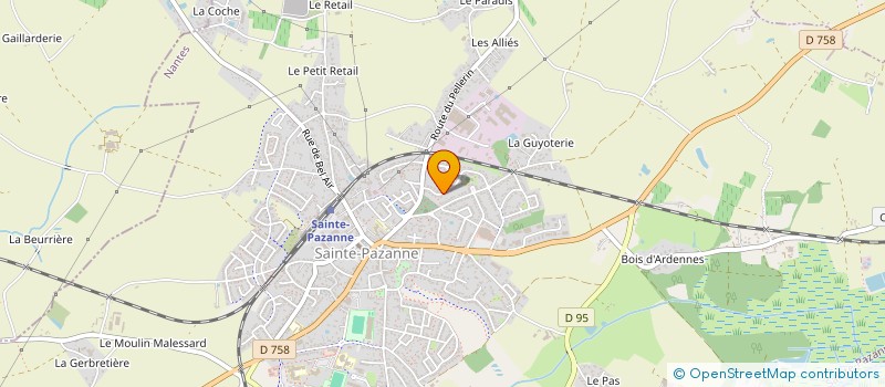 localisation de l'entreprise MONSIEUR JULIEN BARREAU à SAINTE-PAZANNE