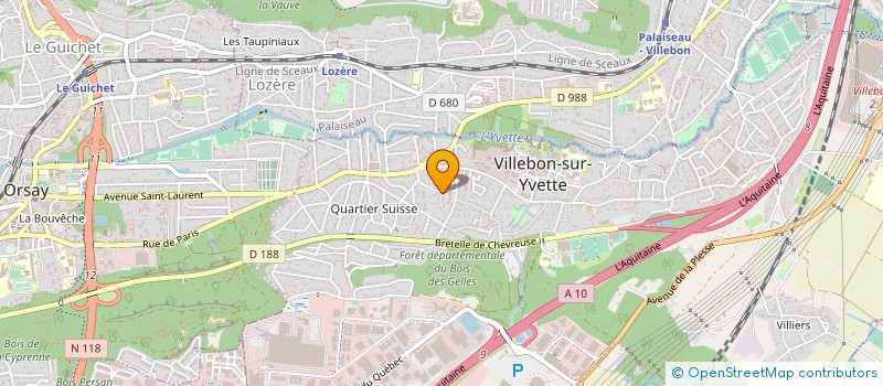 localisation de l'entreprise MONSIEUR JULIEN BARRES  VILLEBON-SUR-YVETTE