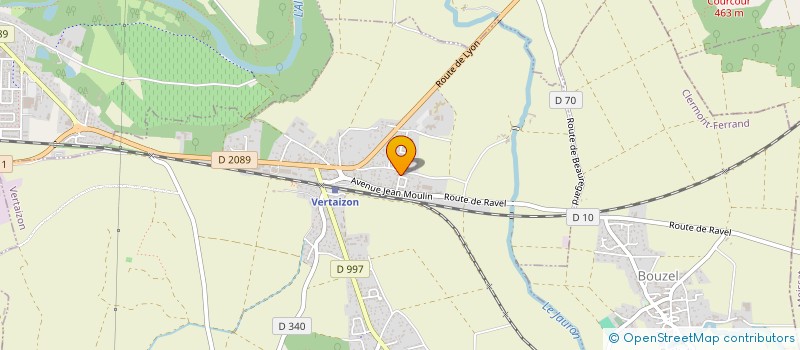 localisation de l'entreprise MONSIEUR JULIEN BARRIERE  VERTAIZON