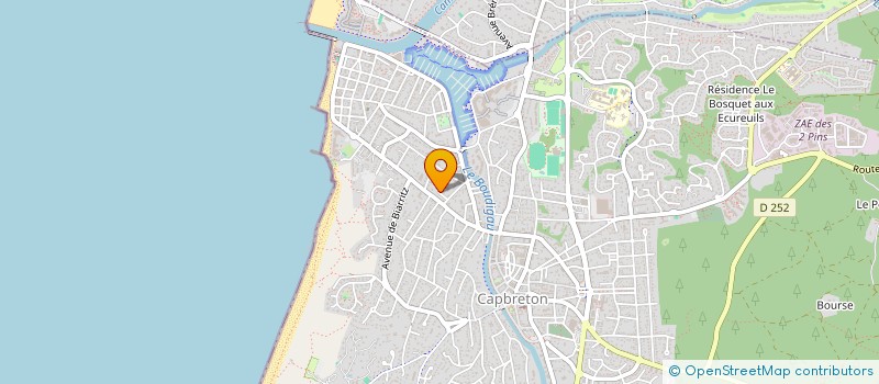 localisation de l'entreprise MONSIEUR JULIEN BARTHE  CAPBRETON