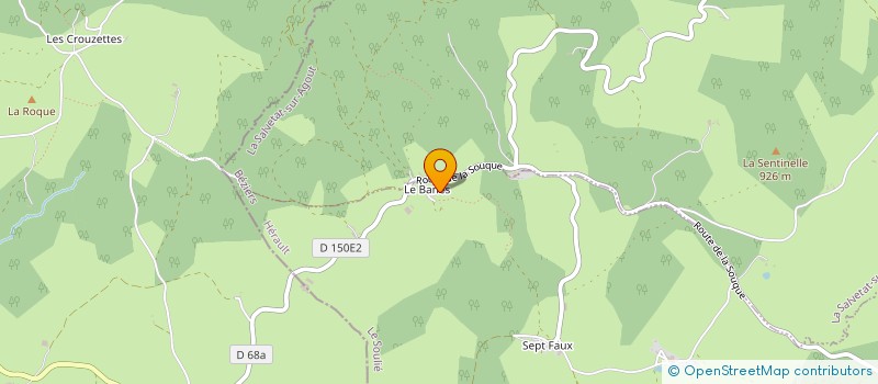 localisation de l'entreprise MONSIEUR JULIEN BARTHEZ  LA SALVETAT-SUR-AGOUT