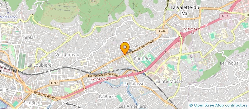 localisation de l'entreprise MONSIEUR JULIEN BARTOLI à TOULON