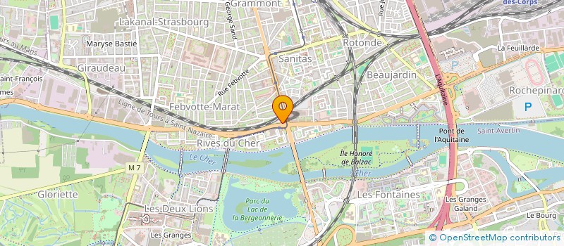 localisation de l'entreprise MONSIEUR JULIEN BASTAT  TOURS