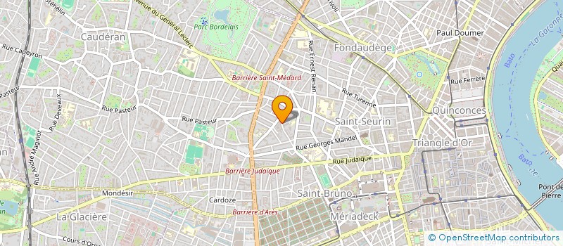 localisation de l'entreprise MONSIEUR JULIEN BASTIER  BORDEAUX