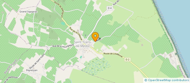 localisation de l'entreprise MONSIEUR JULIEN BATAILLEY  SAINT-YZANS-DE-MEDOC