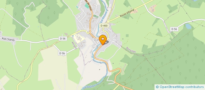 localisation de l'entreprise MONSIEUR JULIEN BATTAINI  DARNEY