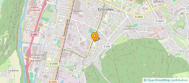 localisation de l'entreprise MONSIEUR JULIEN BAUCHIERO  ECHIROLLES