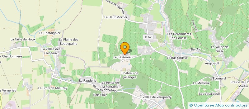 localisation de l'entreprise MONSIEUR JULIEN BAUDET  VERNOU-SUR-BRENNE