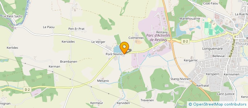 localisation de l'entreprise MONSIEUR JULIEN BAUDET  PLOUAY