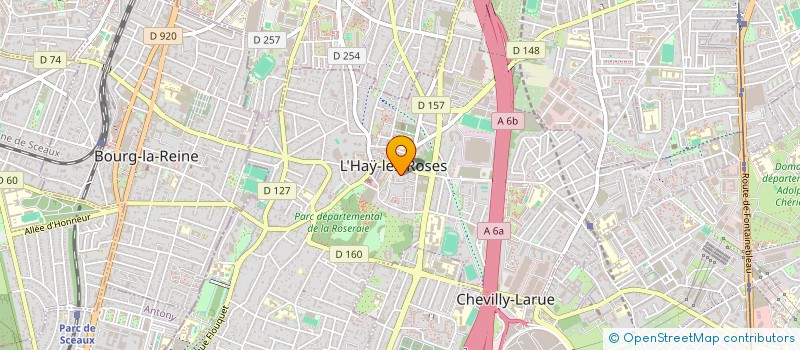 localisation de l'entreprise MONSIEUR JULIEN BAUDET  L'HAY-LES-ROSES