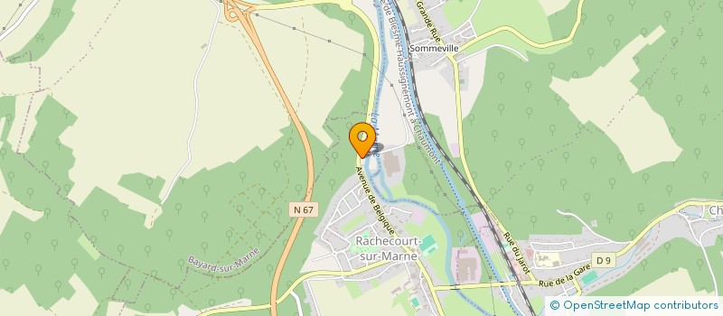 localisation de l'entreprise MONSIEUR JULIEN BAUER à RACHECOURT-SUR-MARNE