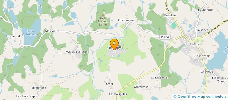 localisation de l'entreprise MONSIEUR JULIEN BAUSSAY à CIEUX