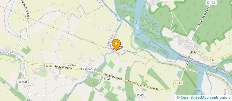 localisation de l'entreprise MONSIEUR JULIEN BAVU  GROSLEE-SAINT-BENOIT