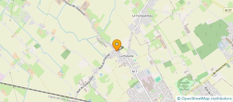 localisation de l'entreprise MONSIEUR JULIEN BEAGUE  PERENCHIES