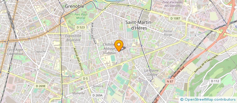 localisation de l'entreprise MONSIEUR JULIEN BEAUDOIN  GRENOBLE