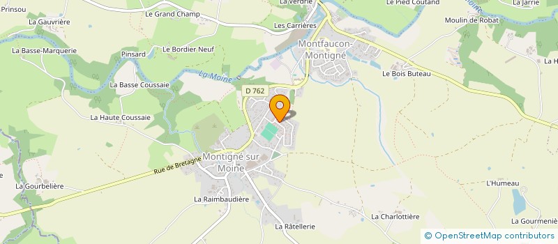 localisation de l'entreprise MONSIEUR JULIEN BEAUDOUIN  SEVREMOINE