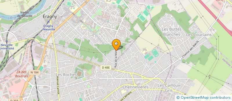 localisation de l'entreprise MONSIEUR JULIEN BEAUJEAN  ERAGNY