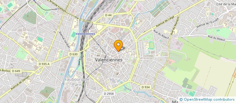 localisation de l'entreprise MONSIEUR JULIEN BEAUJEAN  VALENCIENNES