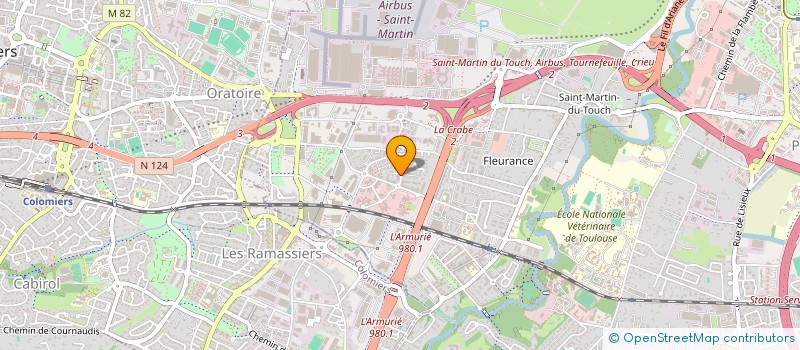localisation de l'entreprise MONSIEUR JULIEN BEAUREILLES à TOULOUSE