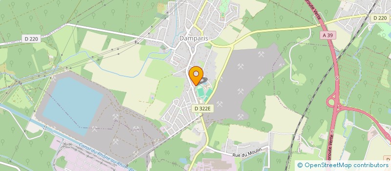 localisation de l'entreprise MONSIEUR JULIEN BEAUX  DAMPARIS
