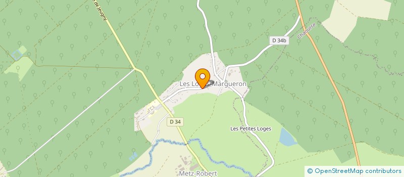 localisation de l'entreprise MONSIEUR JULIEN BECARD  LES LOGES-MARGUERON