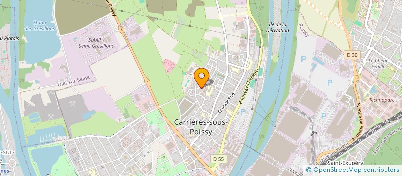 localisation de l'entreprise MONSIEUR JULIEN BECHAT à CARRIERES-SOUS-POISSY
