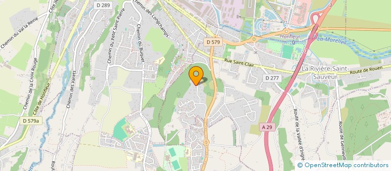 localisation de l'entreprise MONSIEUR JULIEN BECHET  LA RIVIERE-SAINT-SAUVEUR