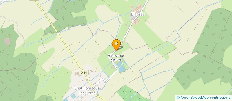 localisation de l'entreprise MONSIEUR JULIEN BEE à CHATILLON-SOUS-LES-COTES