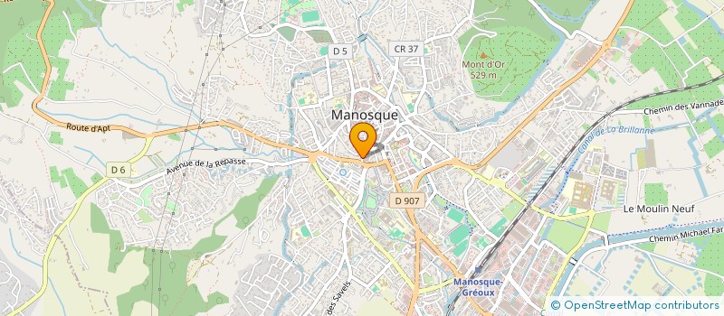 localisation de l'entreprise MONSIEUR JULIEN BEGUE à MANOSQUE
