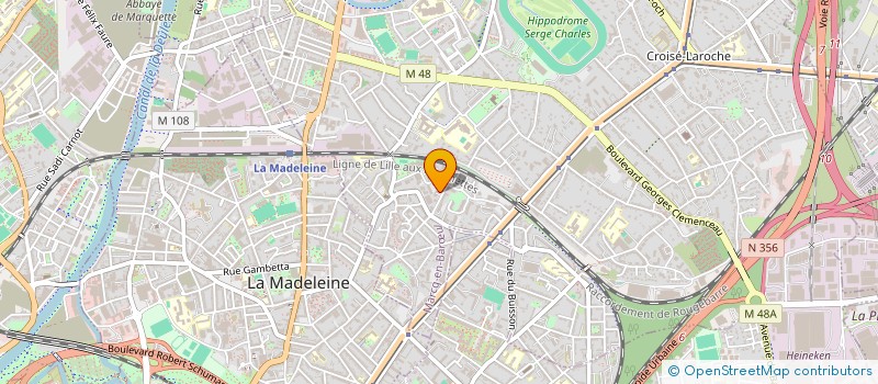 localisation de l'entreprise MONSIEUR JULIEN BEGUE  MARCQ-EN-BARUL