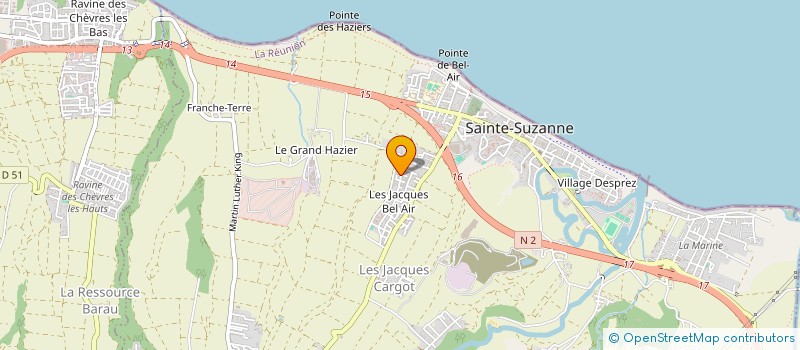 localisation de l'entreprise MONSIEUR JULIEN BEGUE à SAINTE-SUZANNE