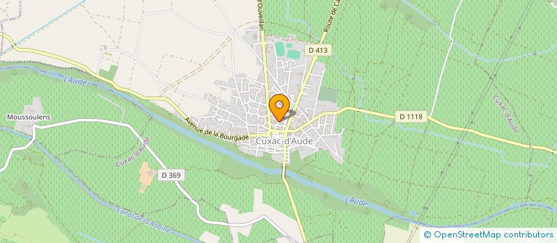 localisation de l'entreprise MONSIEUR JULIEN BELCHI  CUXAC-D'AUDE