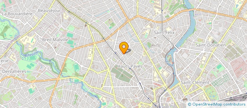 localisation de l'entreprise MONSIEUR JULIEN BELINGA à NANTES