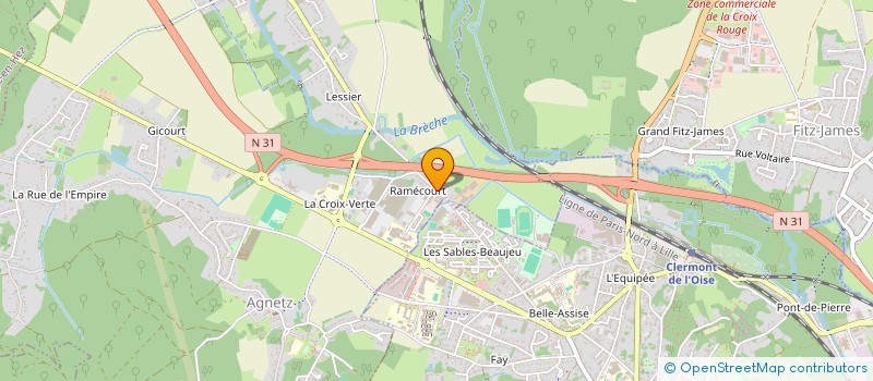 localisation de l'entreprise MONSIEUR JULIEN BELLAY  AGNETZ