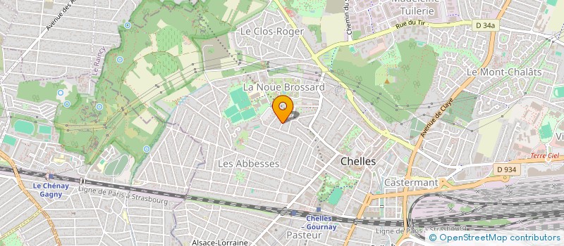 localisation de l'entreprise MONSIEUR JULIEN BELMONTE  CHELLES